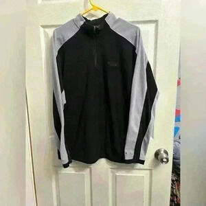The North Face fleece mens size medium black and grey